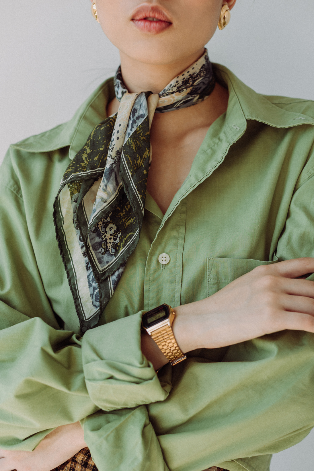 Woman in Retro Outfit